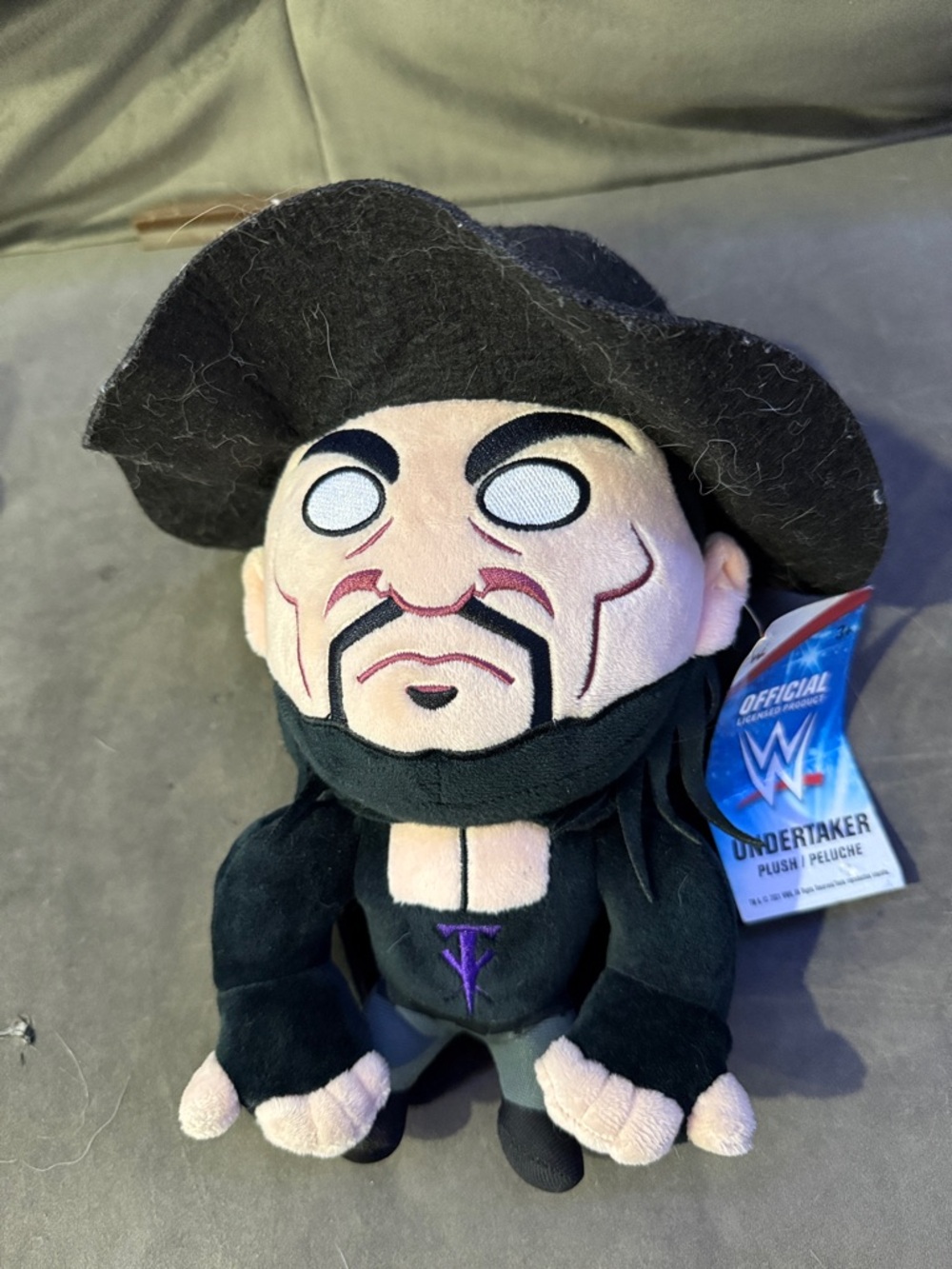 WWE Undertaker Plush - Black, Tan & Purple